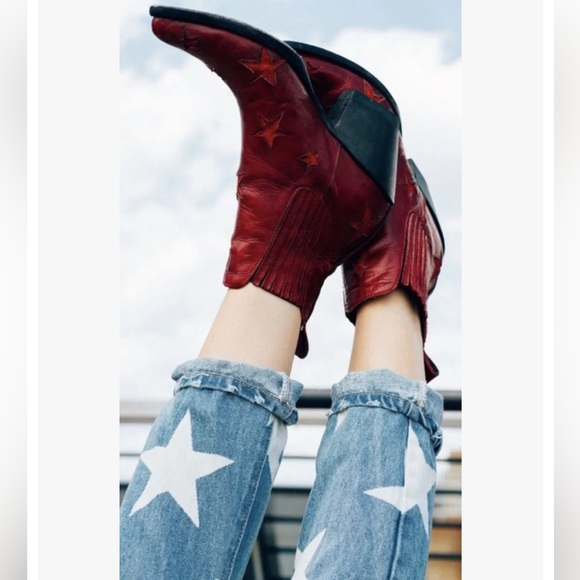 Old Gringo Red Star Ankle Boots - Picture 3 of 15